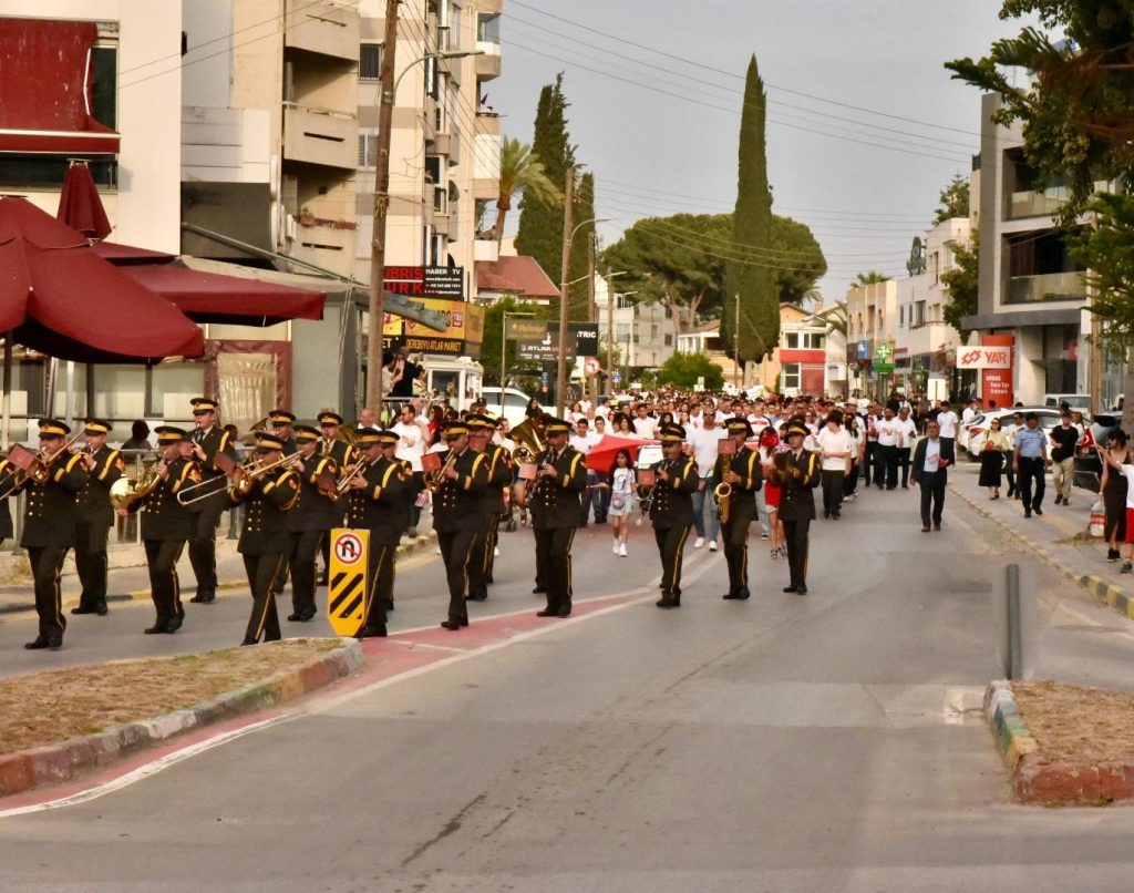 Lefkoşa’da 19 Mayıs kortej yürüyüşü yapıldı
