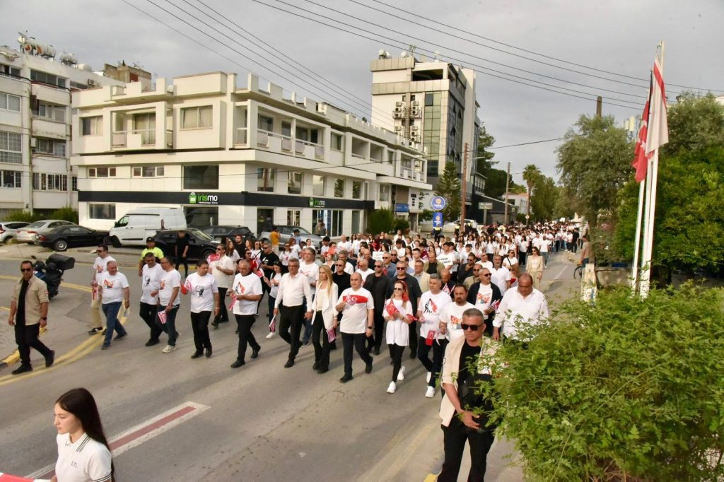 Lefkoşa’da 19 Mayıs kortej yürüyüşü yapıldı