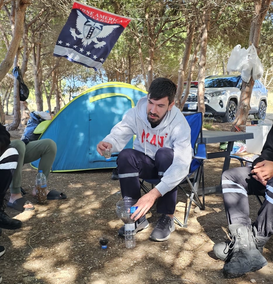 GAÜ'lü öğrencilere iki günlük kamp eğitimi