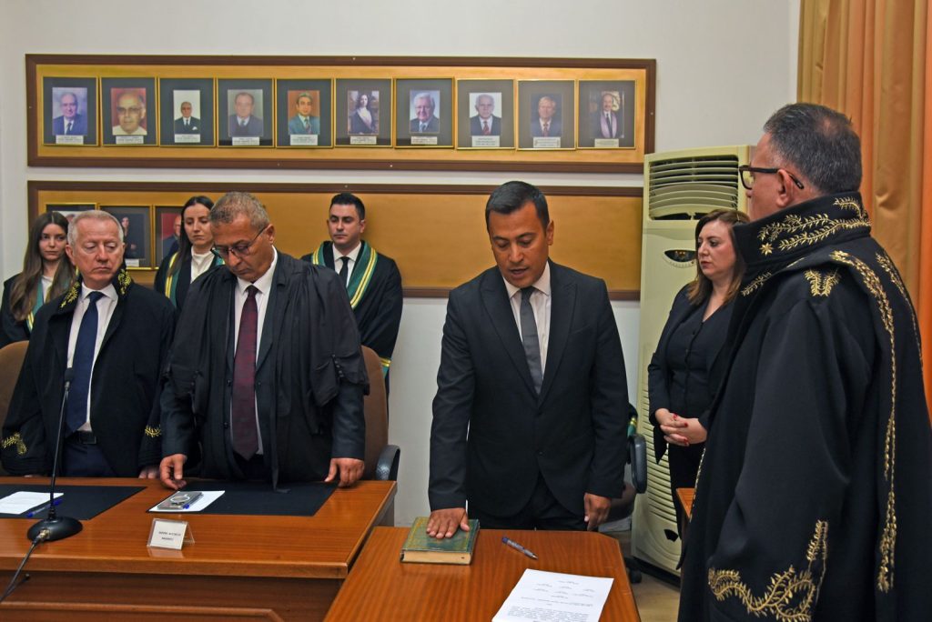 Yeni atanan yargıçlar yemin ederek göreve başladı
