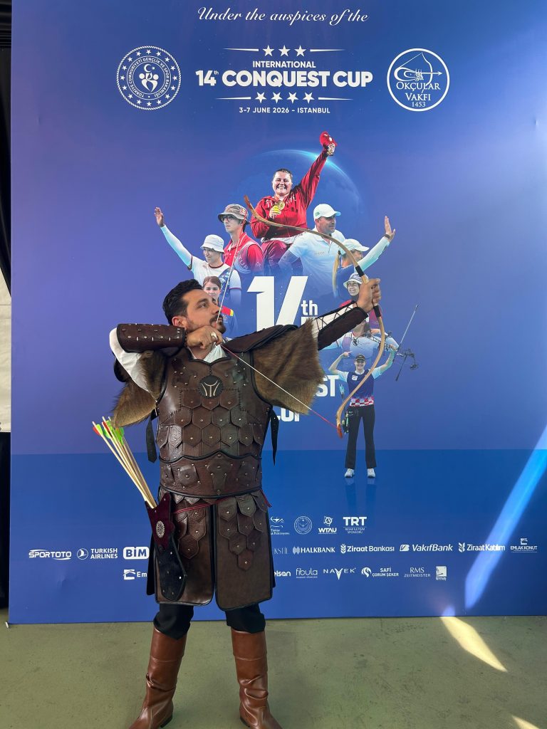 Geleneksel okçular İstanbul’da KKTC’yi temsil etti