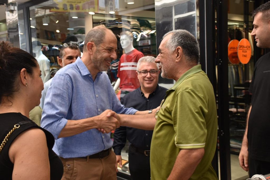 Halkın Partisi, bugün Girne çarşısını ziyaret etti