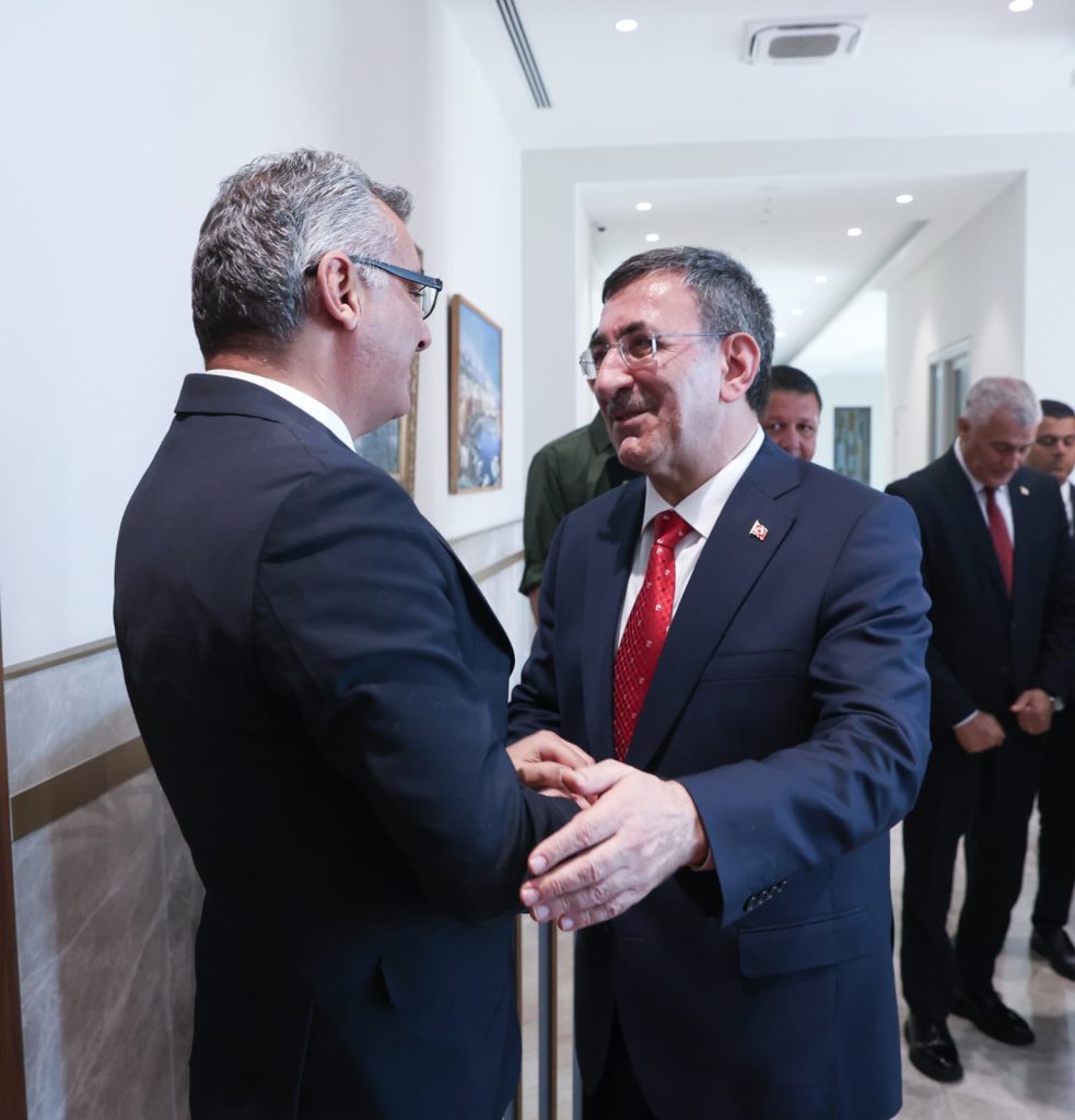 Erhürman Yılmaz'ı kabul etti... "Kıbrıs sorunundaki süreci Türkiye Cumhuriyeti ile uyum içerisinde yürütüyoruz”