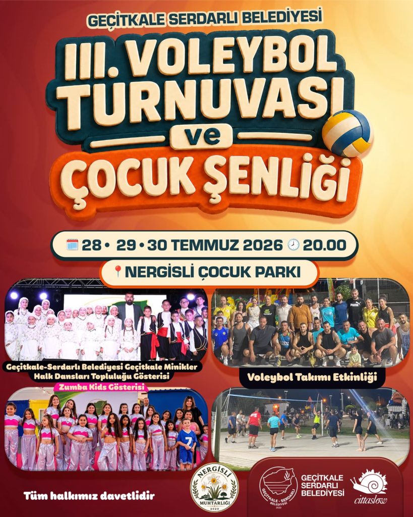 Nergisli’de voleybol turnuvası ve çocuk şenliği düzenlenecek