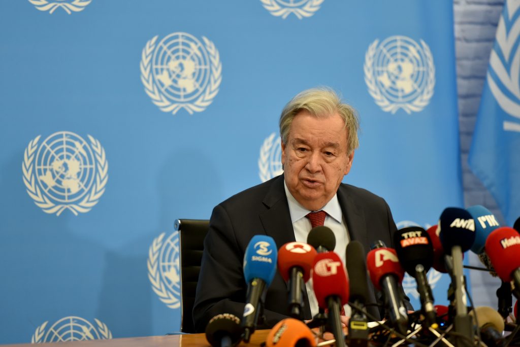 Guterres: “Çözüme giden yolu açacak, başarılı bir 5+1 toplantısı istiyorum"