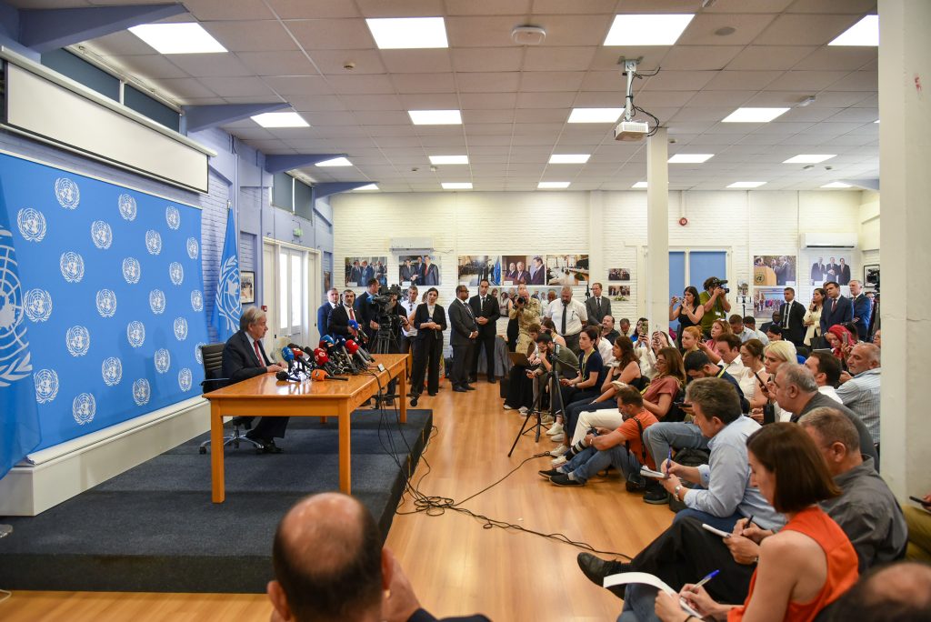 Guterres: “Çözüme giden yolu açacak, başarılı bir 5+1 toplantısı istiyorum"