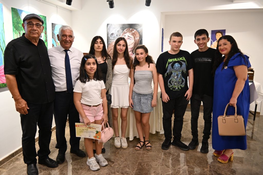 5. Uluslararası Güzelyurt Sanat Buluşması Sergisi açıldı