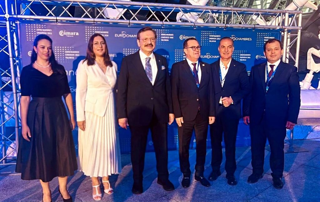KTTO Valensiya’da Eurochambres Kongresi’ne katıldı